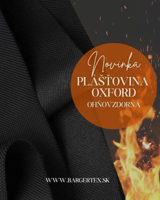 Hľadáte látku, ktorá vydrží naozaj všetko? 💪 Naša plášťovina Oxford je ohňovzdorná, vodeodolná a mimoriadne pevná. Vďaka...