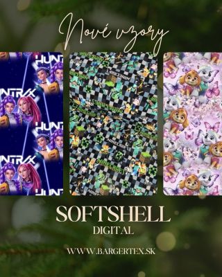 Objavte naše nové vzory z ponuky SOFTSHELL DIGITAL✨ Moderný funkčný materiál, ktorý spája mäkkosť, odolnosť a štýl v...